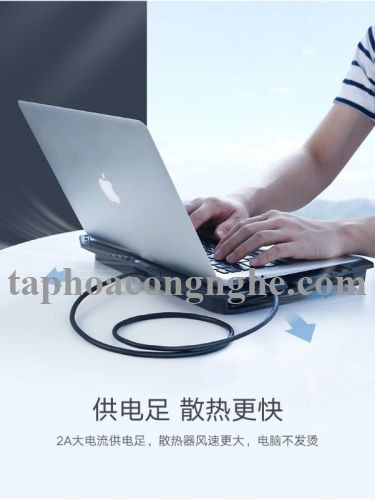 Ugreen 10369 0.5M màu Đen Cáp 2 đầu USB 3.0 dương cao cấp US128 30010369